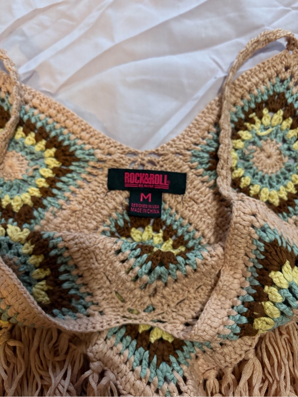 western style crochet top - Picture 3 of 3